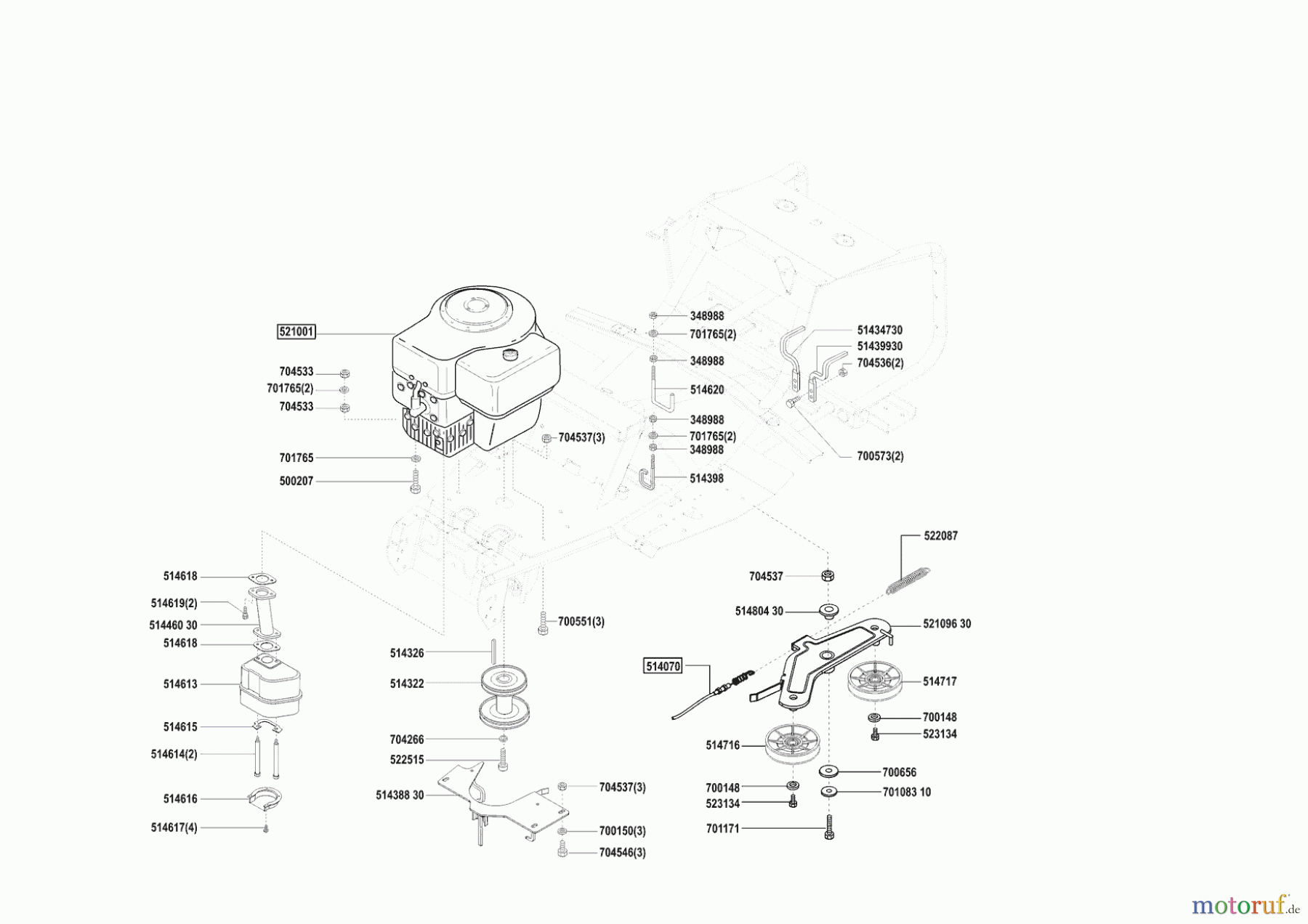  AL-KO Gartentechnik Rasentraktor Comfort T 850 09/2003 - 12/2004 Seite 4