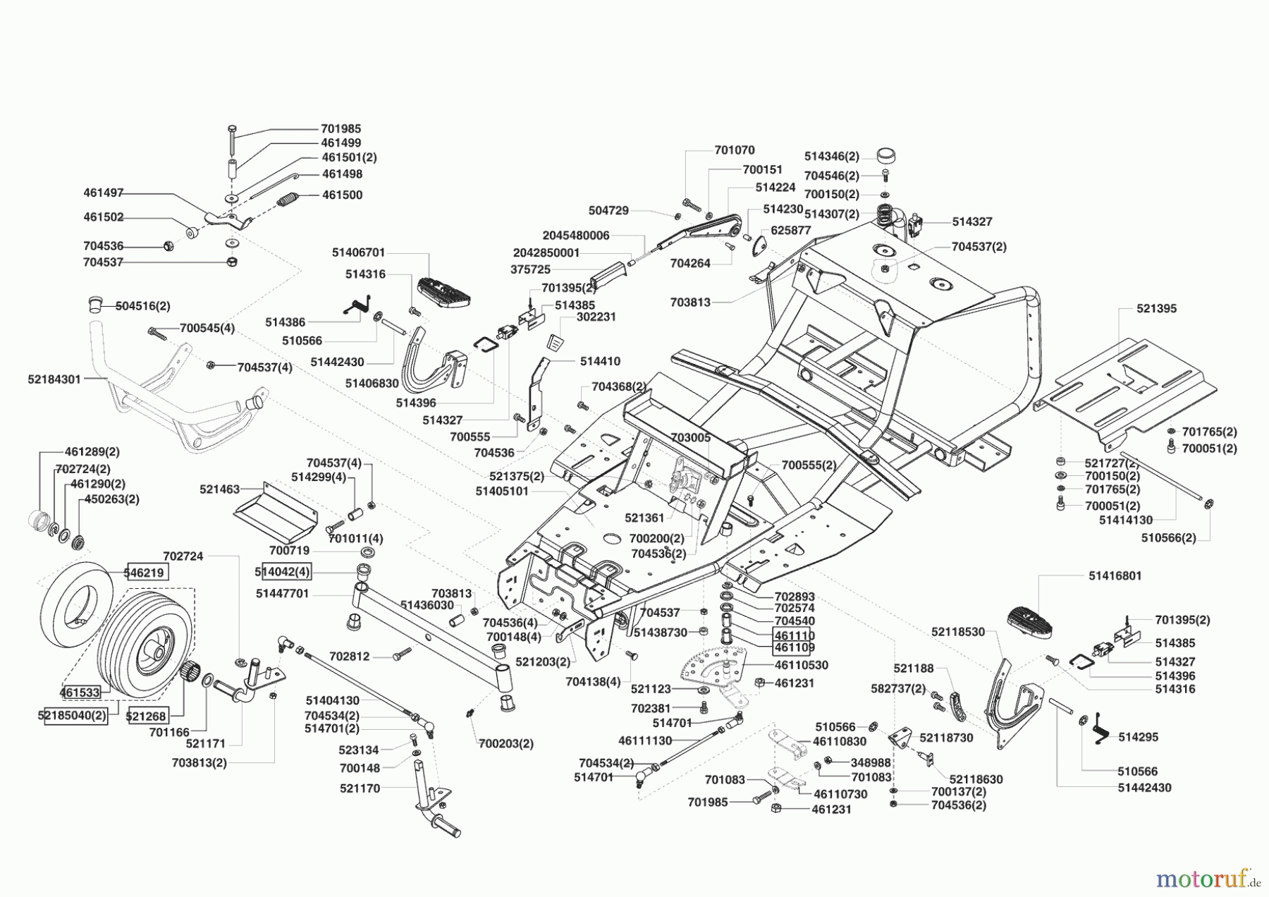  AL-KO Gartentechnik Rasentraktor T850  08/2005 Seite 2