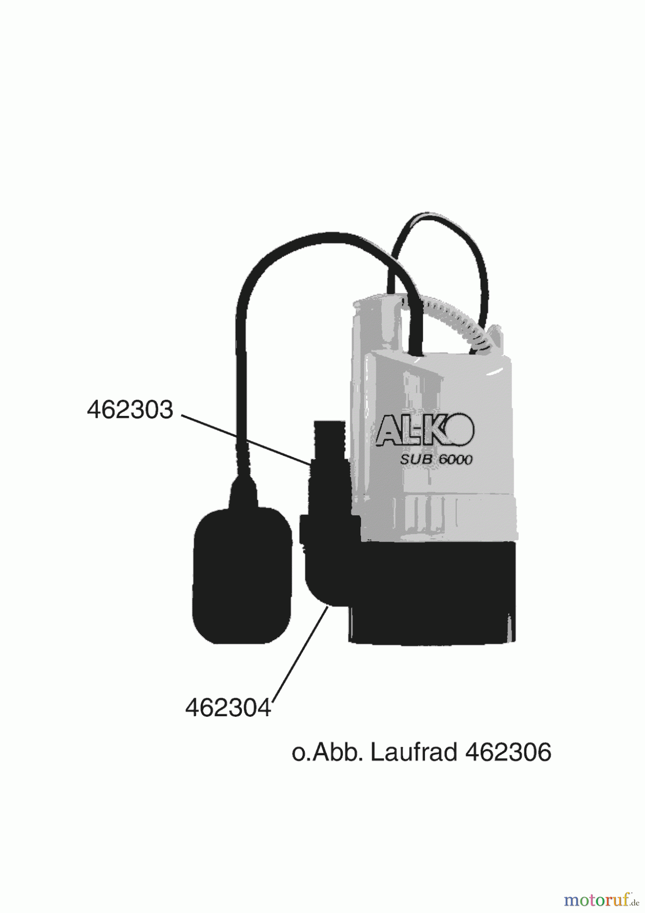  AL-KO Wassertechnik Schmutzwasserpumpen DRAIN 6001 10/2005 - 09/2009 Seite 1