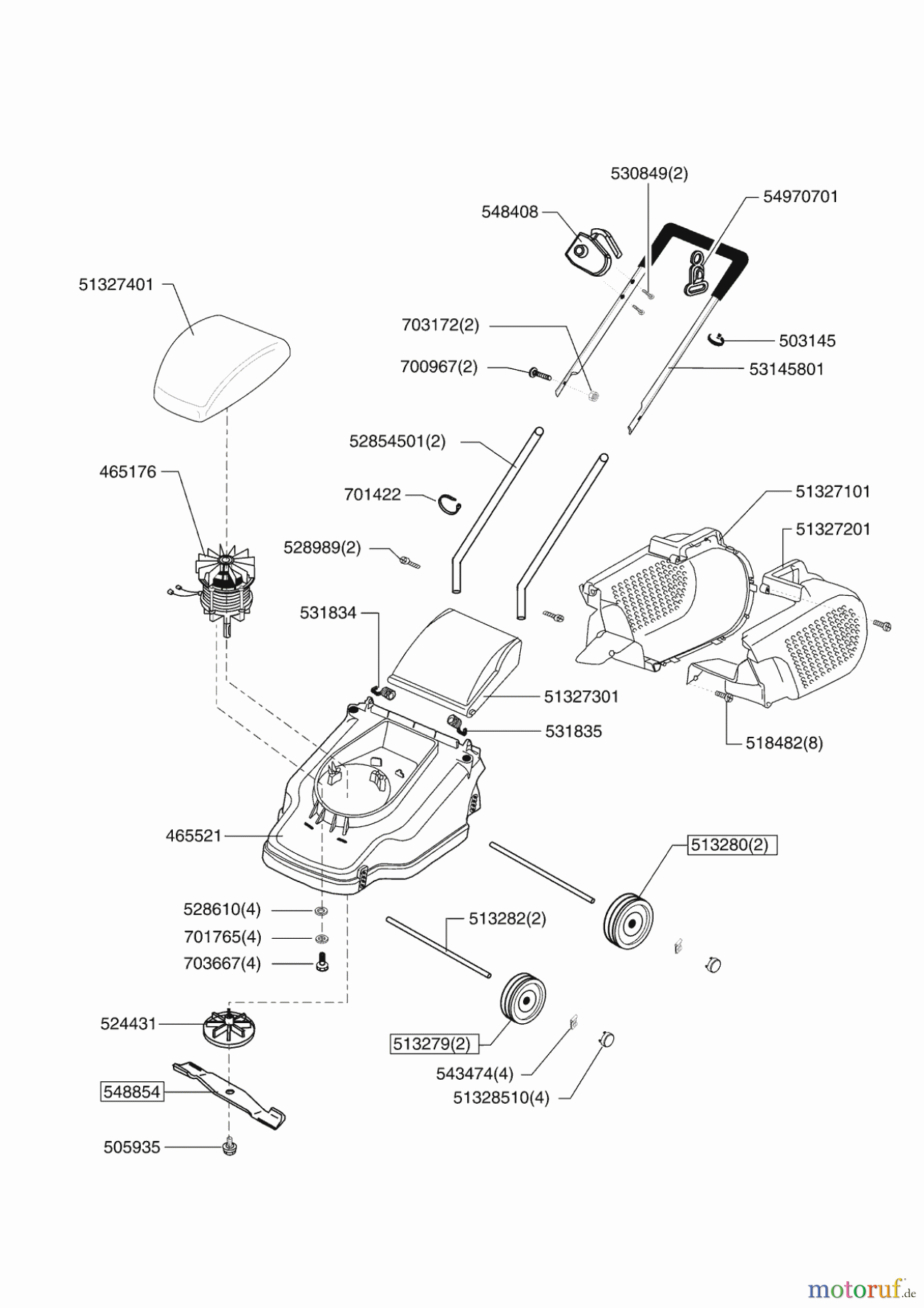  Orion Gartentechnik Elektrorasenmäher 32 E ab 01/2006 Seite 1