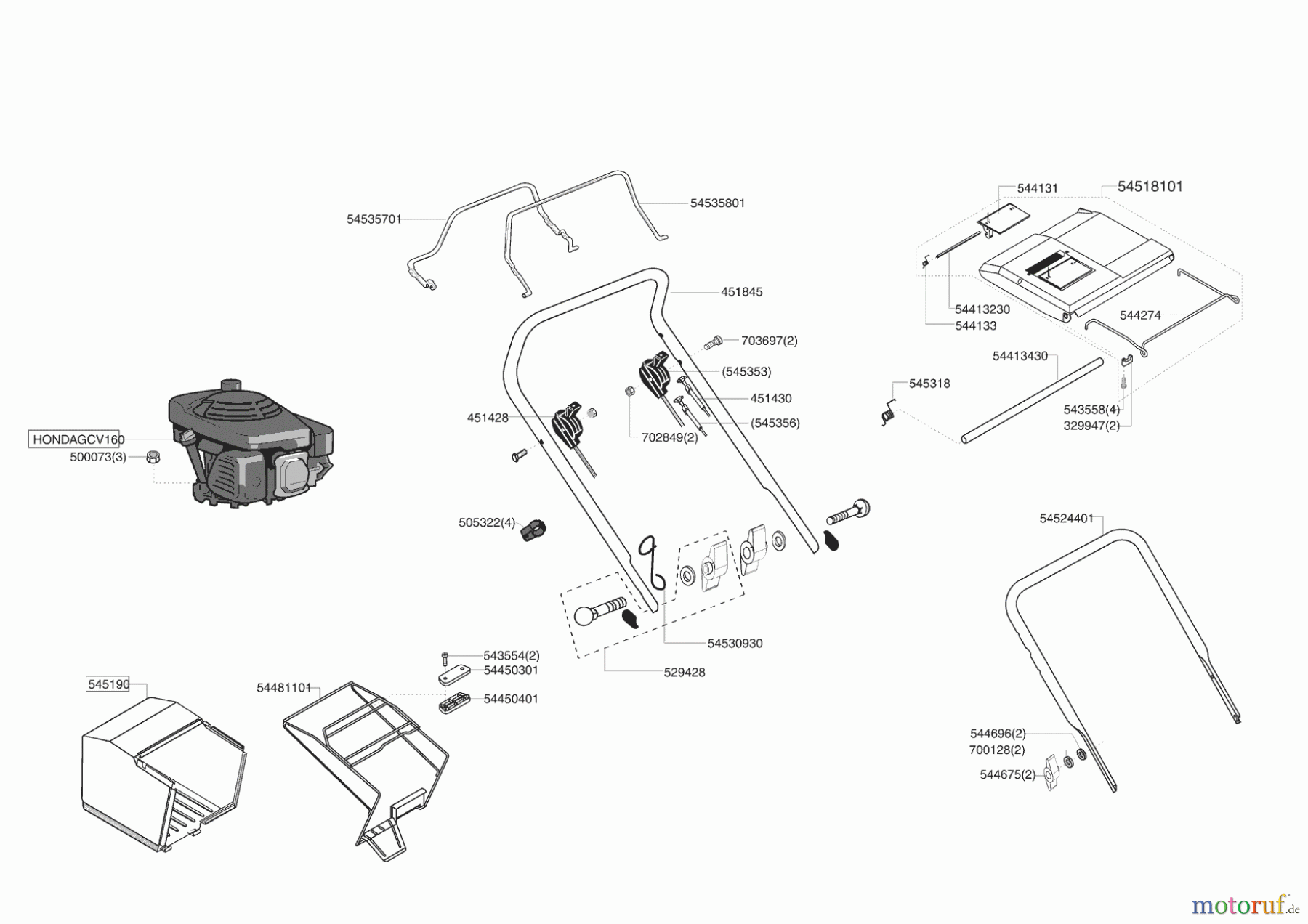  AL-KO Gartentechnik Benzinrasenmäher  EASY-MOW 5300 PRO 09/2006 - 01/2008 Seite 2