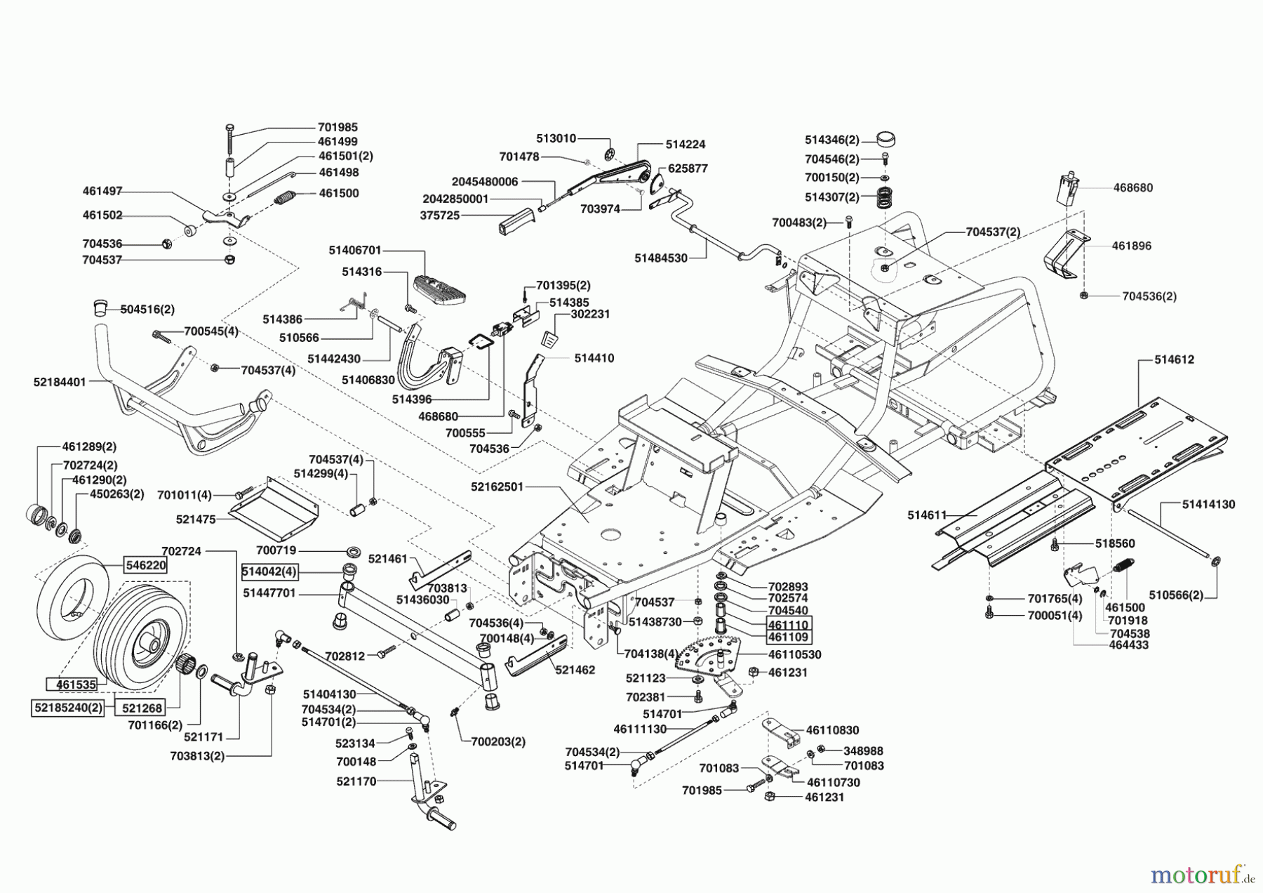  AL-KO Gartentechnik Rasentraktor T16-102 HDE-H LUX HVC Seite 2