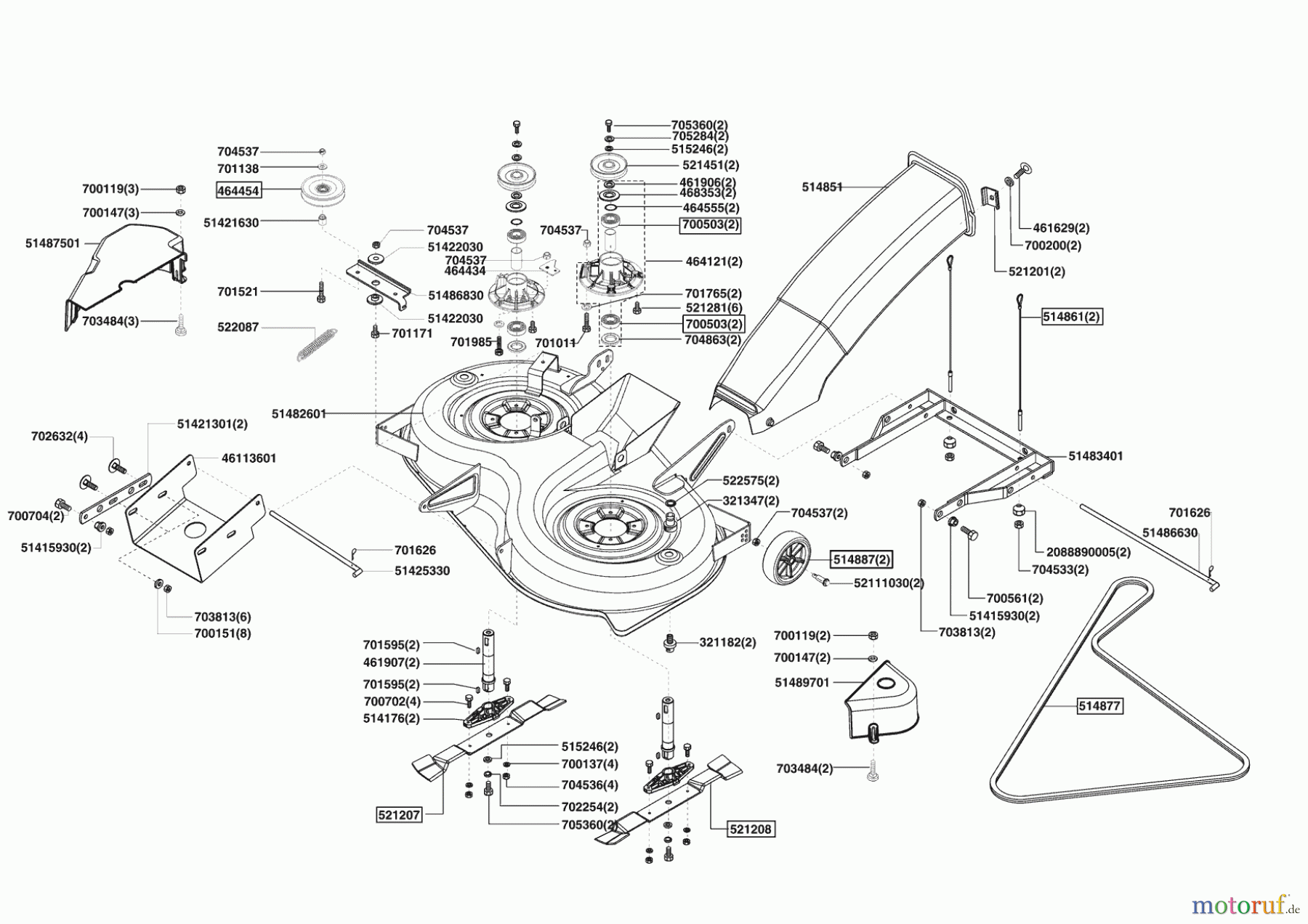  Powerline Gartentechnik Rasentraktor T 16-102 HD-H  01/2010 - 11/2010 Seite 5