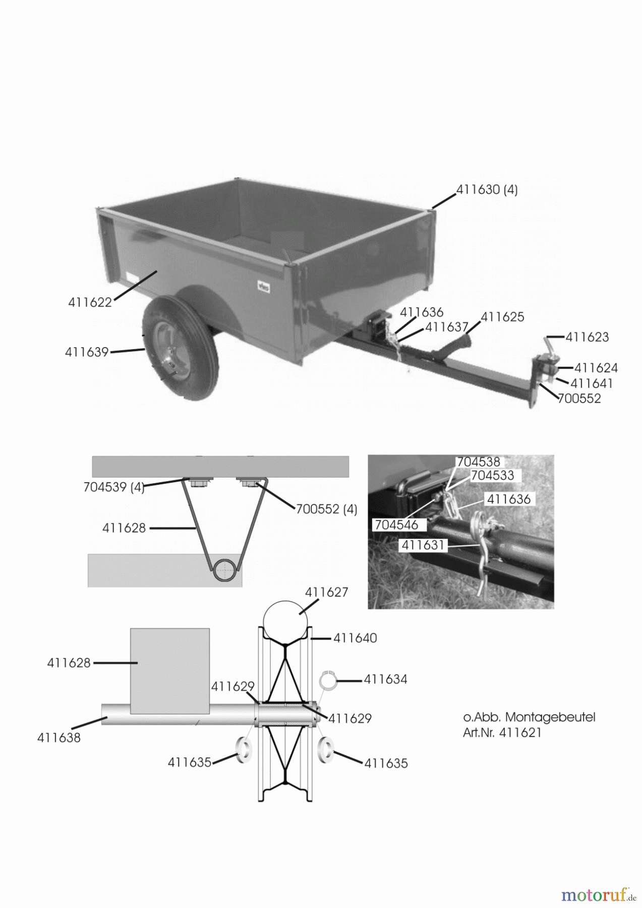  Brill Zubehör Gartentechnik Einachskipper Traktor Seite 1