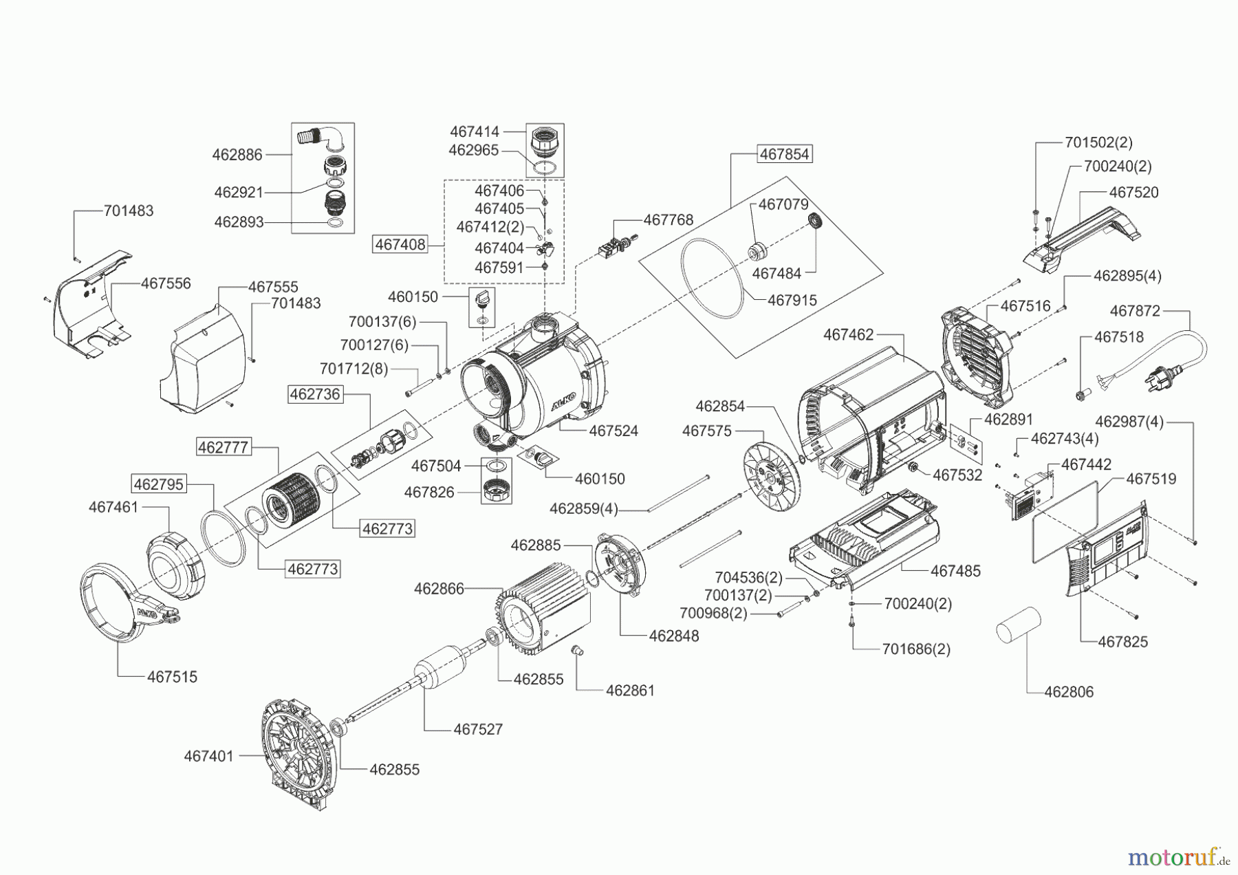  AL-KO Wassertechnik Hauswasserwerke HW 6000 FMS PREMIUM  01/2013 - 01/2014 Seite 1