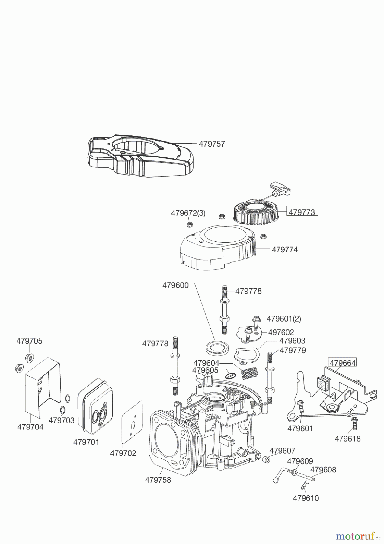  AL-KO Gartentechnik Benzinmotoren B-MOTOR SANLI 1P60F-A  01/2013 - 09/2013 Seite 1