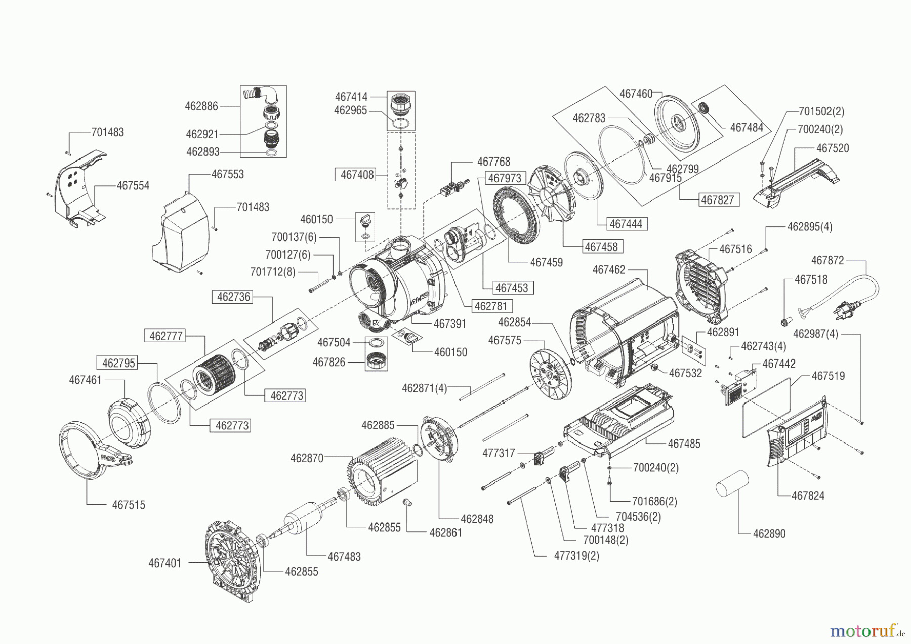  AL-KO Wassertechnik Hauswasserwerke HW 5000 FMS Premium  ab 01/2014 Seite 1