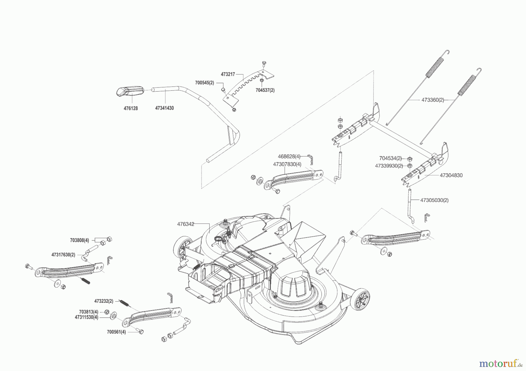  Brill Gartentechnik Rasentraktor Crossover 105-20 HE   02/2015 - 05/2015 Seite 5