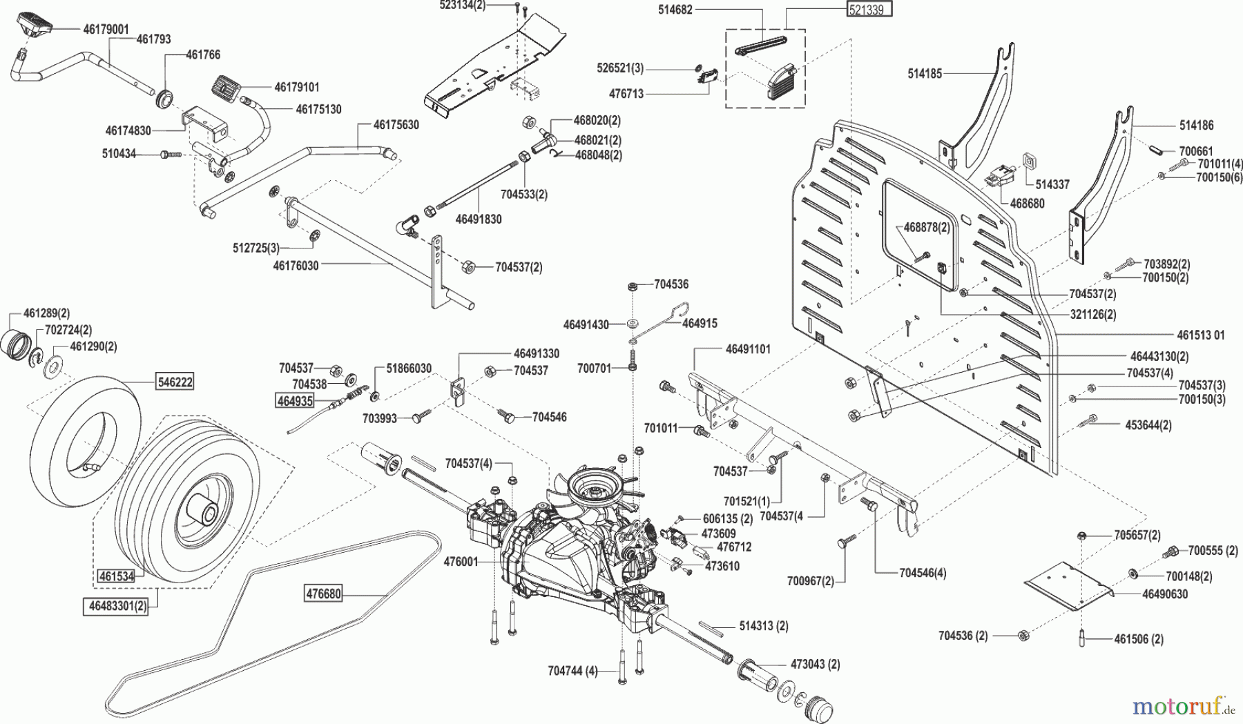  Solo by AL-KO Gartentechnik Rasentraktor T15-92.6 HD-A  03/2016 - 09/2016 Seite 3