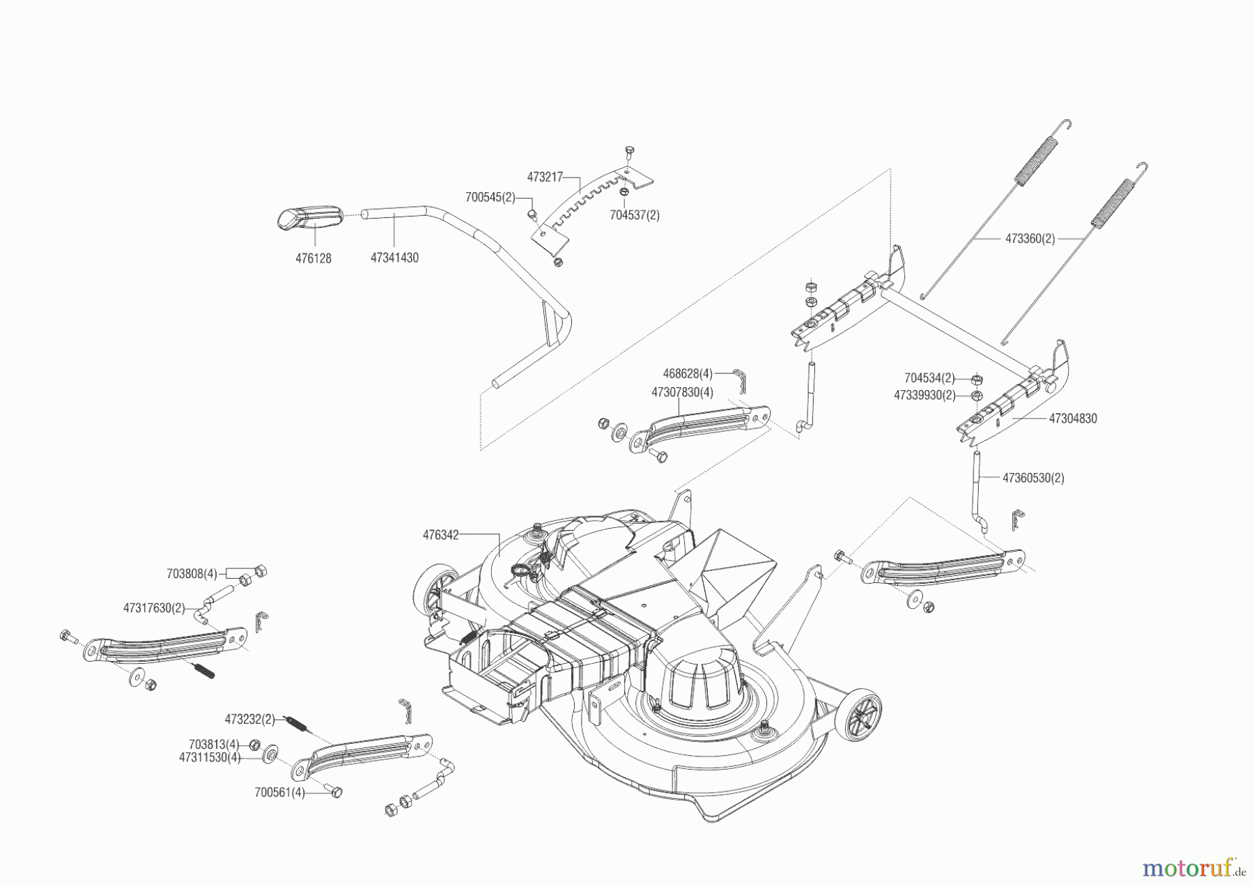  Brill Gartentechnik Rasentraktor 105-20 HE CROSSOVER  ab 09/2016 Seite 5