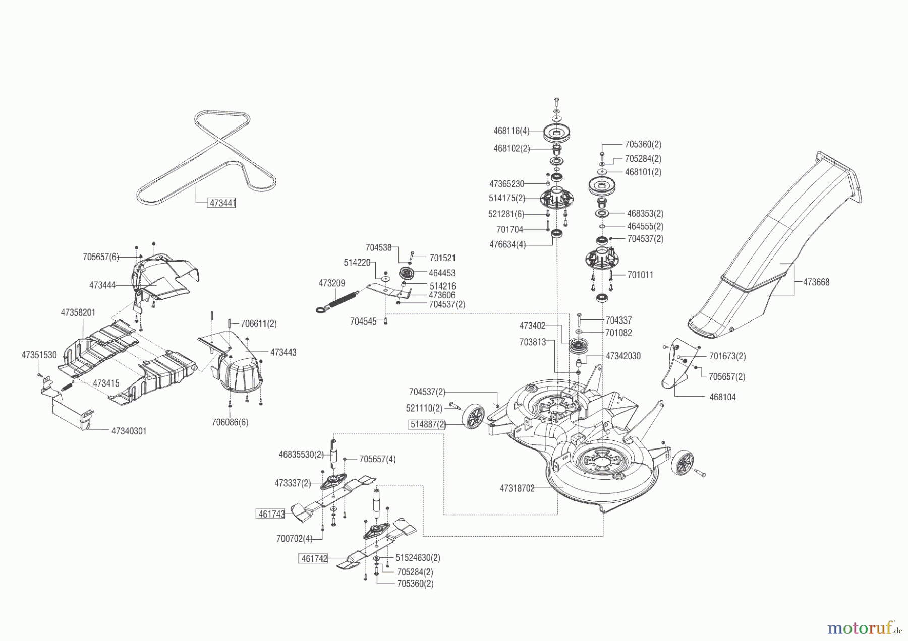  Solo by AL-KO Gartentechnik Rasentraktor T16-93.7 HD V2 COMFORT   02/2019 - 04/2020 Seite 6