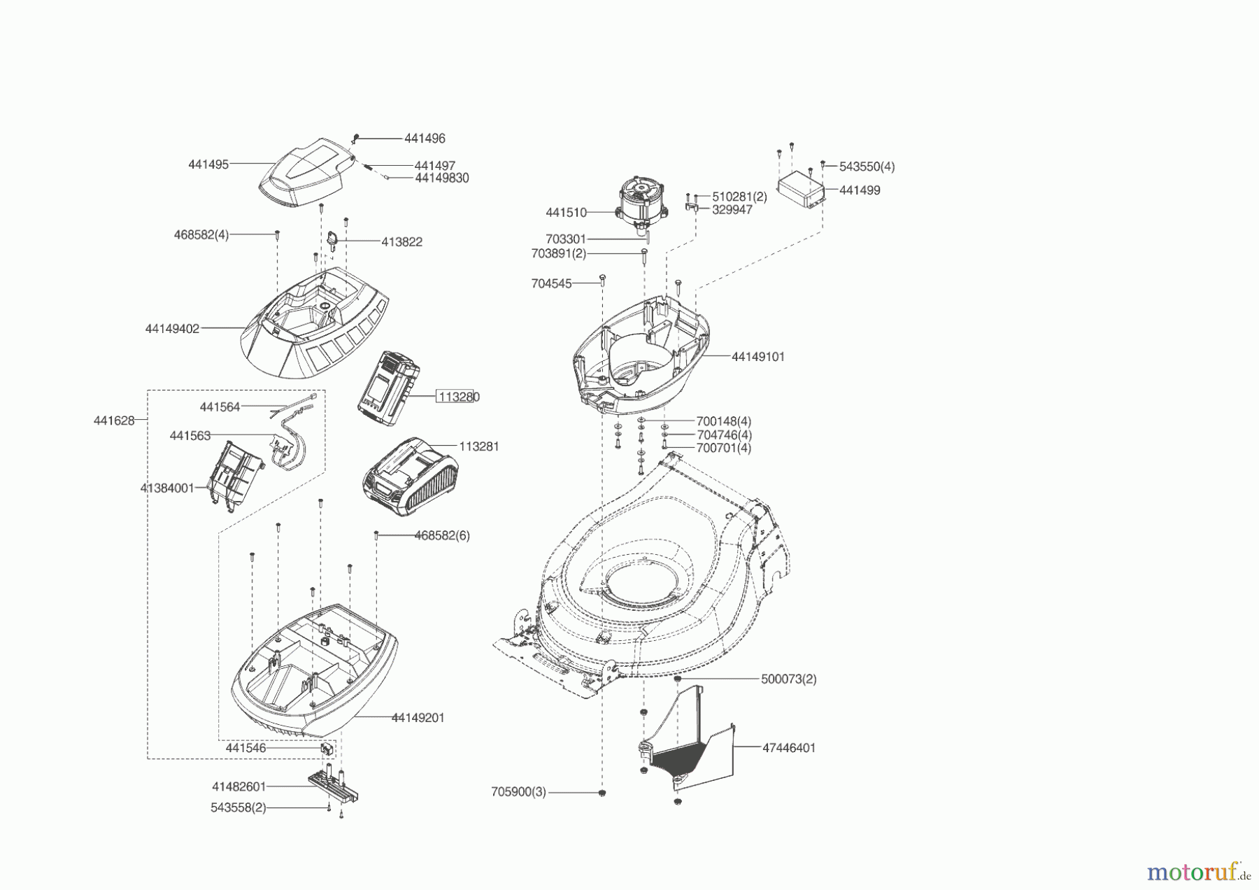  AL-KO Gartentechnik Akkurasenmäher 46.5 LI SP MOWEO  03/2019 - 07/2019 Seite 2