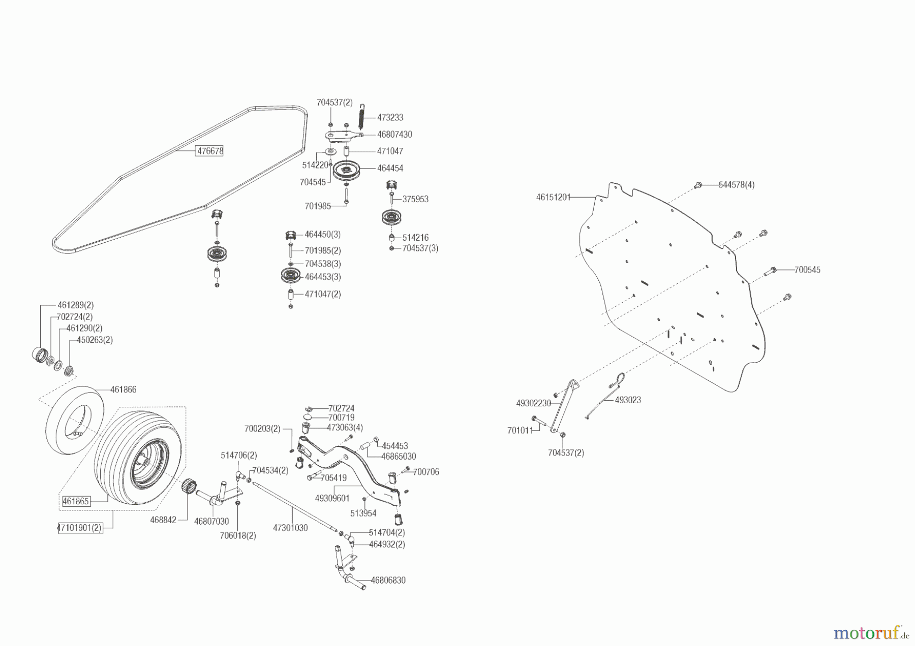  AL-KO Gartentechnik Rasentraktor TRAKTOR 15-93.2 HDS-A EASY  09/2021 Seite 3