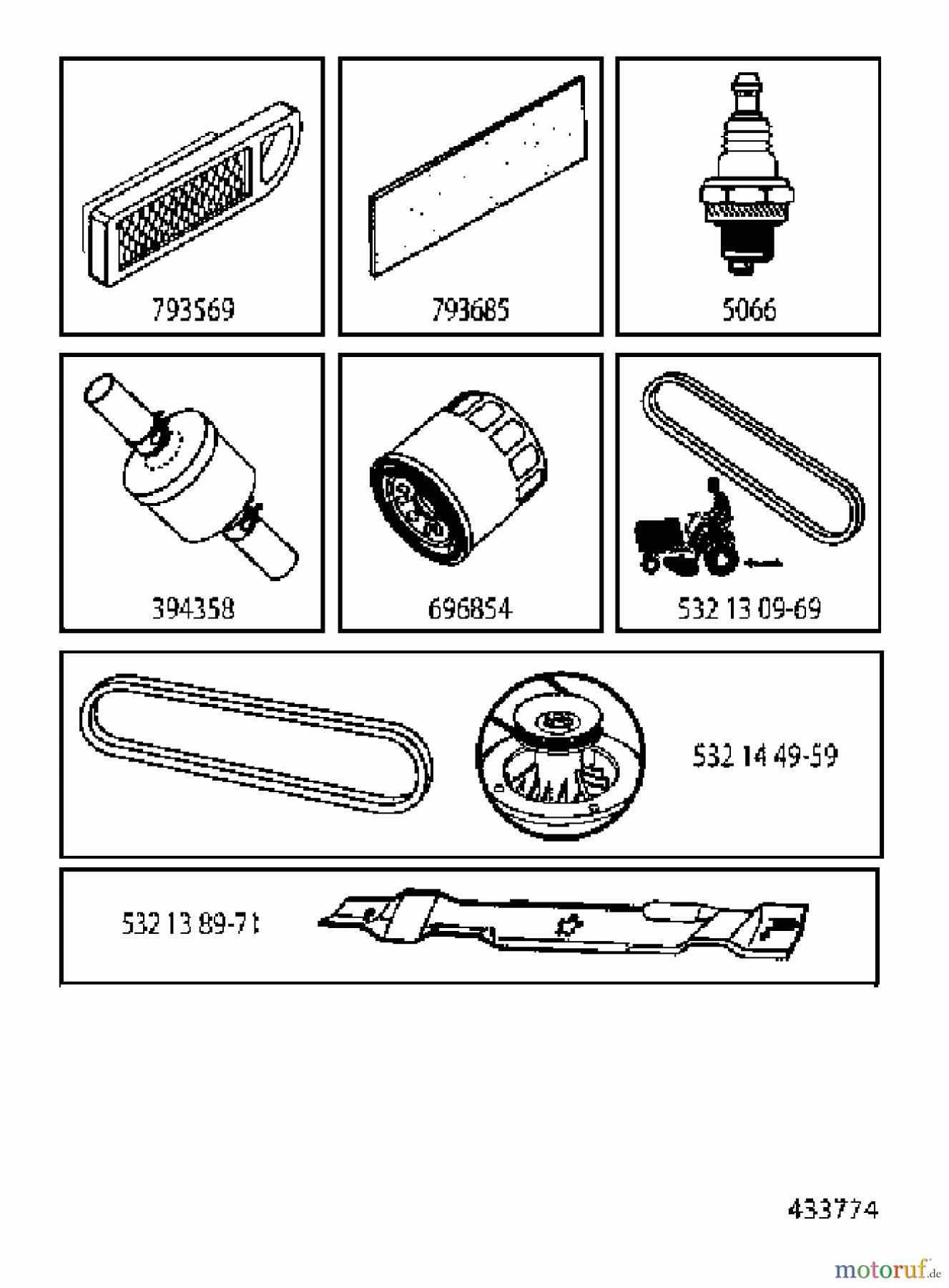  Husqvarna Rasen und Garten Traktoren LTH 2038R (96041028300) - Husqvarna Lawn Tractor (2012-05 & After) FREQUENTLY USED PARTS