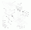 Husqvarna YTH 150 (954140108A) - Yard Tractor (1999-11 & After) Listas de piezas de repuesto y dibujos Seat Assembly