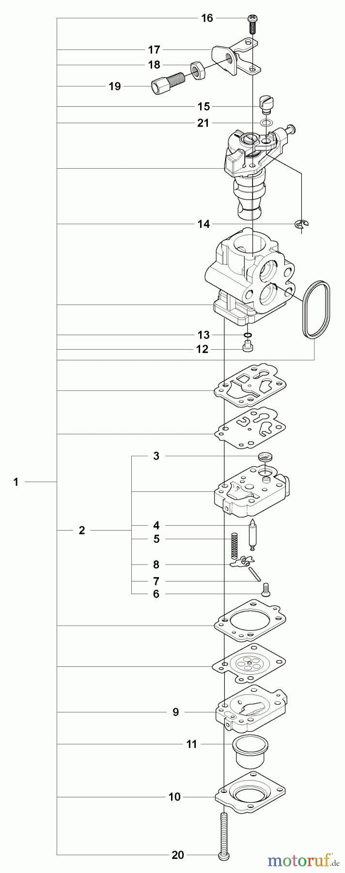  Husqvarna Bläser / Sauger / Häcksler / Mulchgeräte 130 BT - Husqvarna Backpack Blower (2007-01 to 2008-09) Carburetor Parts