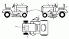 Husqvarna YTH 22V46XLS (96043013400) - Yard Tractor (2011-08 & After) Listas de piezas de repuesto y dibujos DECALS