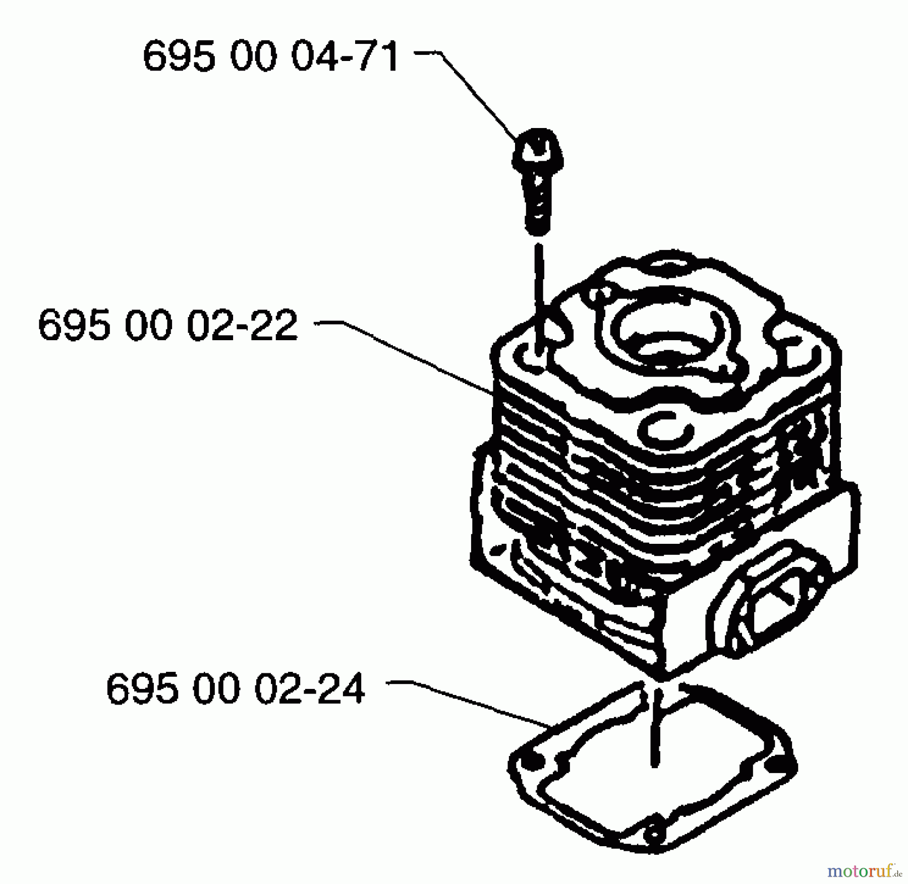  Husqvarna Bläser / Sauger / Häcksler / Mulchgeräte 140 BC - Husqvarna Backpack Blower (1997-04 & After) Piston/Cylinder