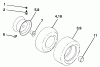 Husqvarna YTH 2148 (954572035) (LO21H48F) - Yard Tractor (2004-03 to 2004-03) Listas de piezas de repuesto y dibujos Wheels & Tires
