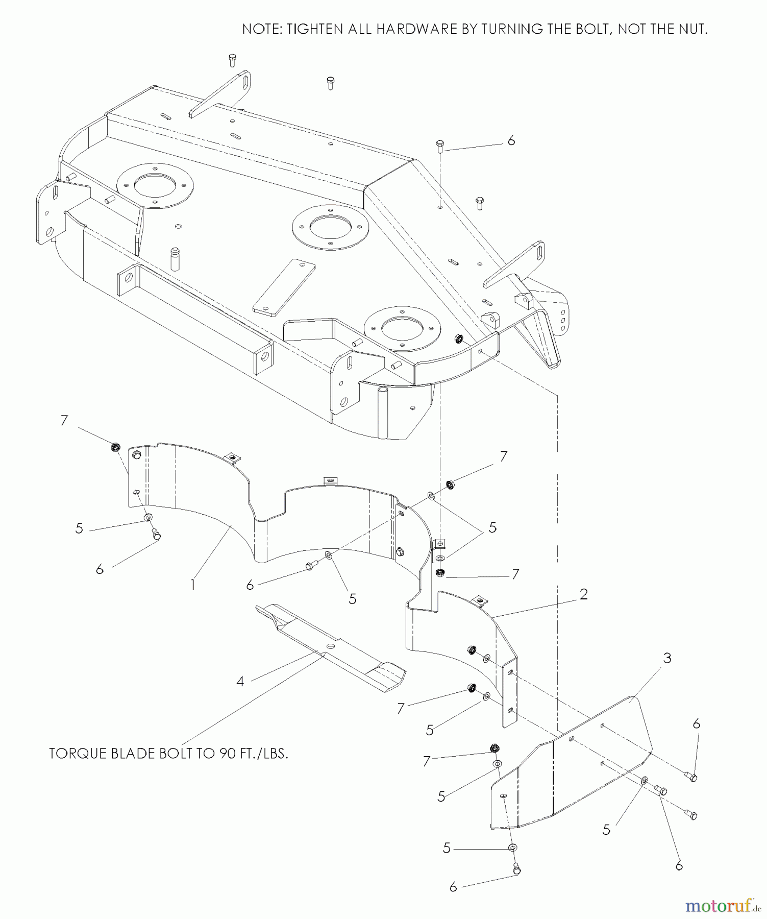  Husqvarna Nullwendekreismäher, Zero-Turn BZ 7234 DBF (968999370) - Husqvarna Zero-Turn Mower (2005-08 & After) Accessories Mulch Kit 72