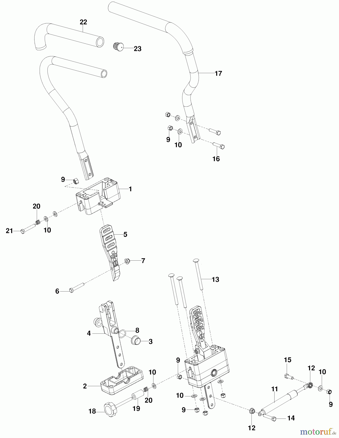  Husqvarna Nullwendekreismäher, Zero-Turn EZ 4824 BF (966582401) - Husqvarna Zero-Turn Mower (2010-03 & After) Steering