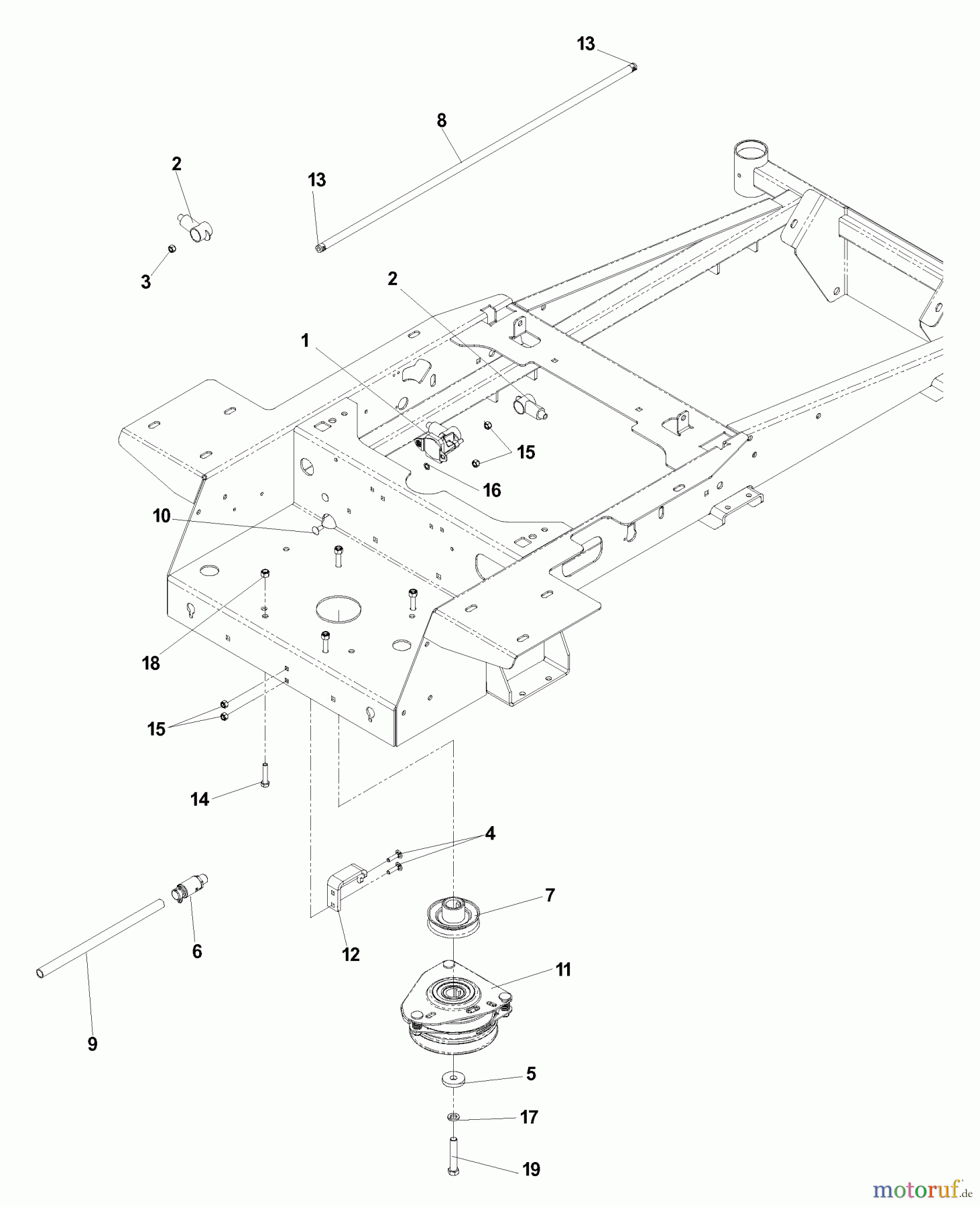  Husqvarna Nullwendekreismäher, Zero-Turn EZ 4824 BI (968999513) - Husqvarna Zero-Turn Mower (2006-06 & After) Briggs & Stratton Engine Assembly