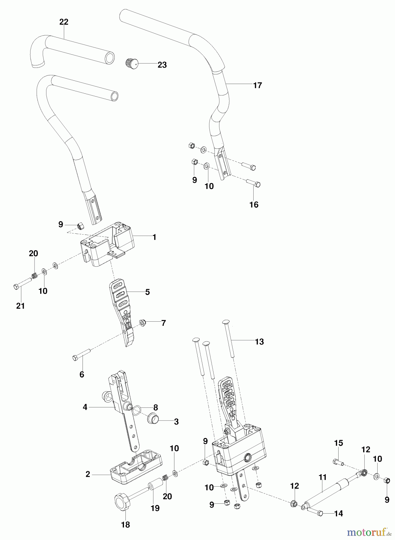  Husqvarna Nullwendekreismäher, Zero-Turn EZ 5224 BF (966495901) - Husqvarna Zero-Turn Mower (2010-06 & After) Steering