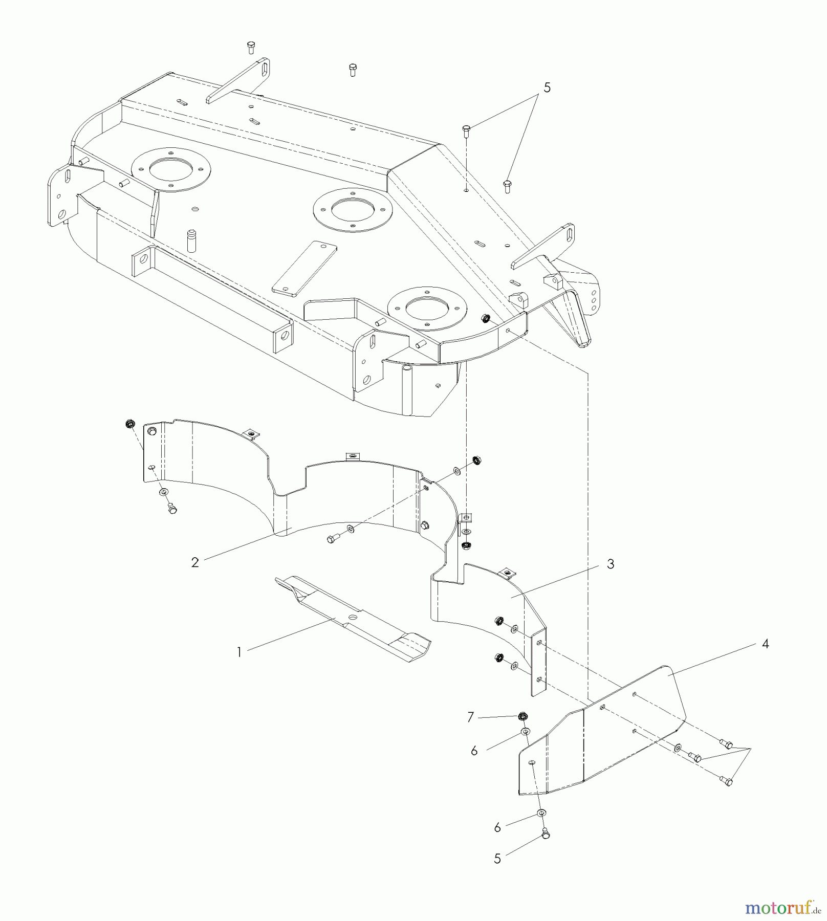  Husqvarna Nullwendekreismäher, Zero-Turn iZ 25 (968999672) - Husqvarna Zero-Turn Mower (2007-09 & After) Accessories