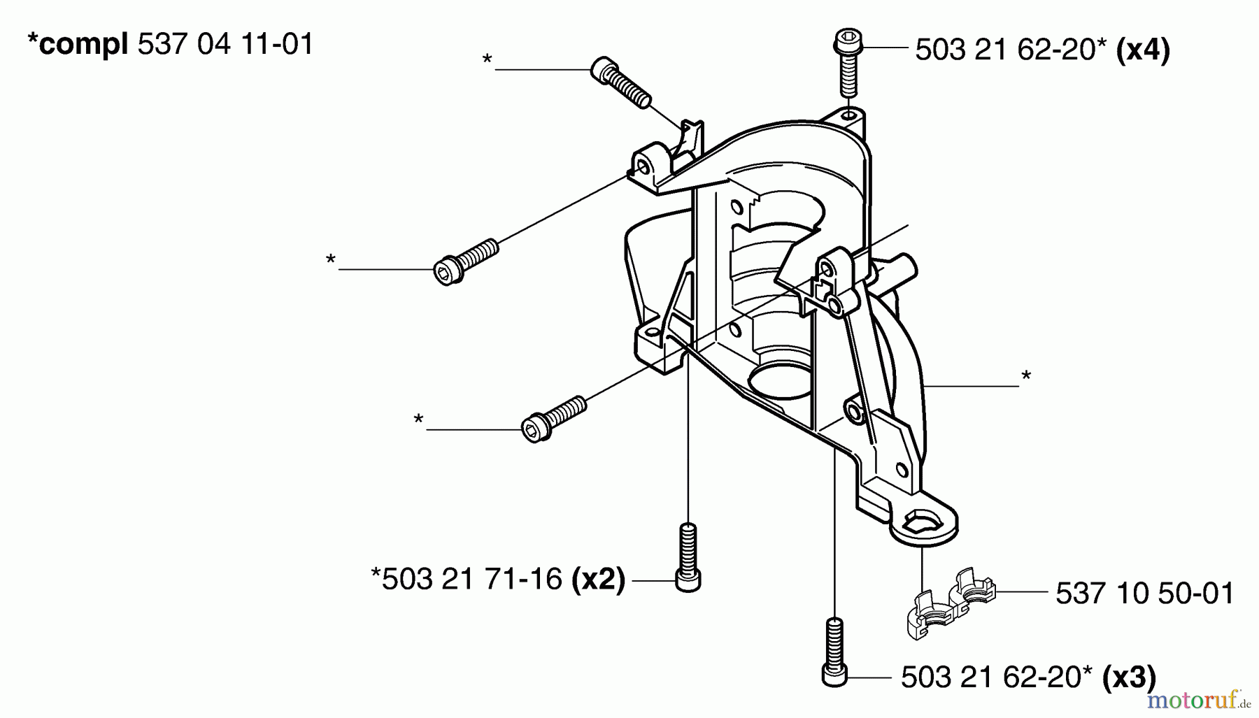  Husqvarna Heckenscheren 325 HS 75X - Husqvarna Hedge Trimmer (2003-01 to 2008-04) Crankcase