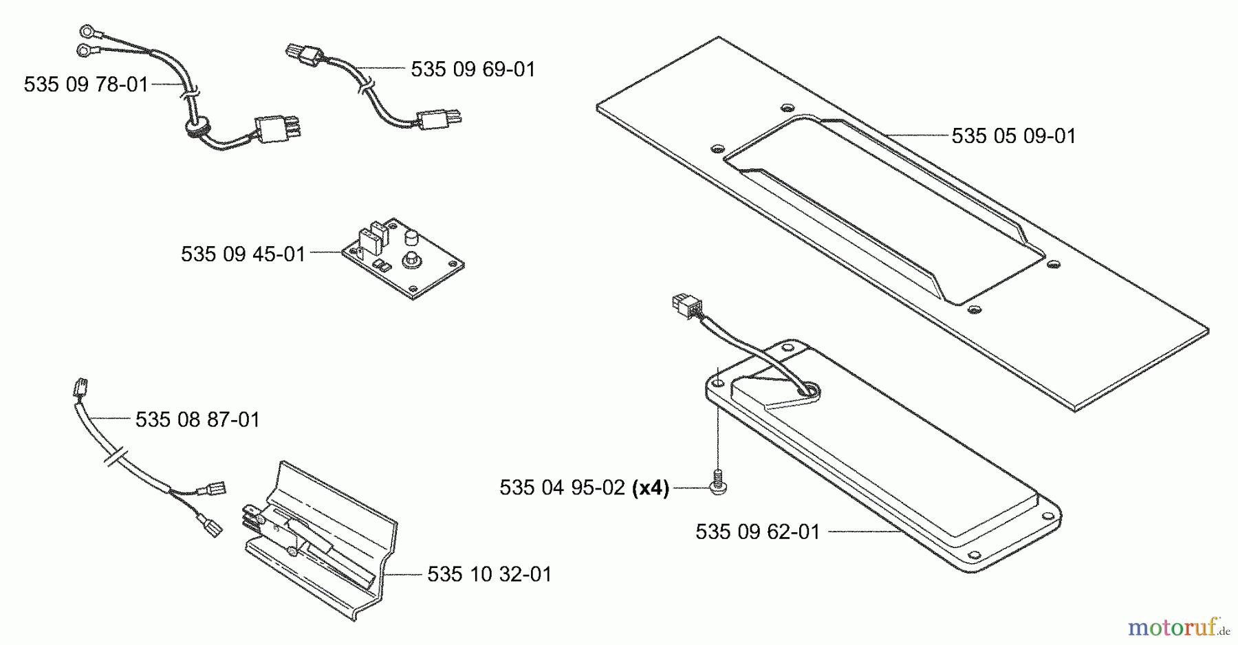  Husqvarna Automower, Mähroboter 953532201 - Husqvarna Auto Mower (2003-04 & After) Battery/Harness