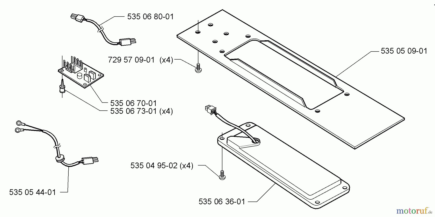  Husqvarna Automower, Mähroboter Husqvarna Auto Mower (1999-02 to 2000-01) Battery Assembly