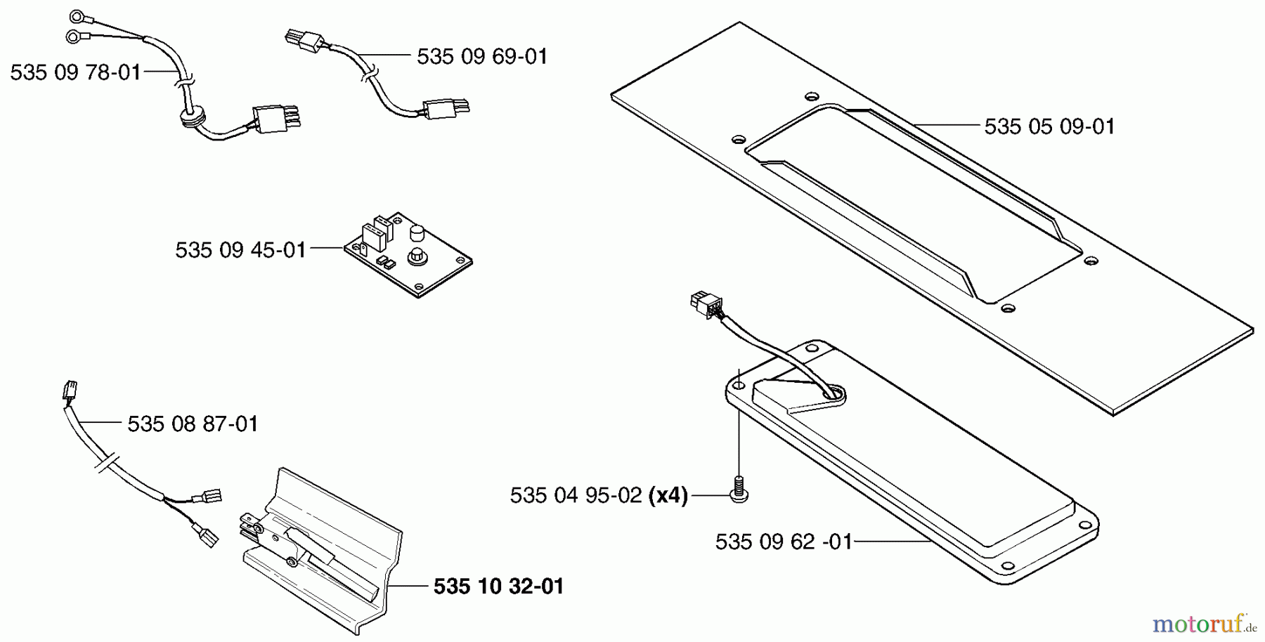  Husqvarna Automower, Mähroboter Husqvarna Auto Mower (2002-02 to 2002-12) Battery / Harness