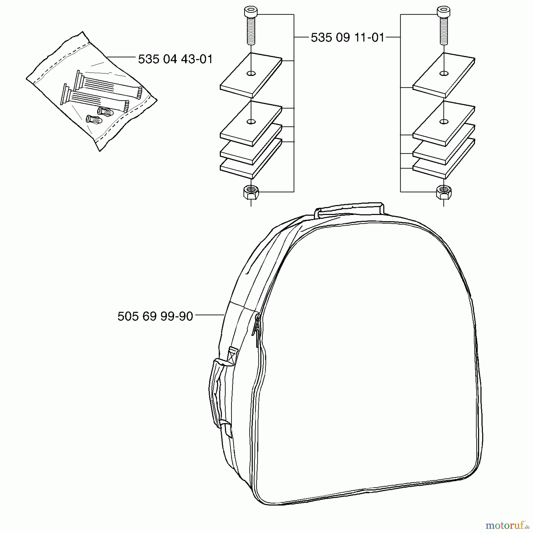  Husqvarna Automower, Mähroboter Husqvarna Solar Auto Mower (2002-02 & After) Weight Kit / Storage Bag