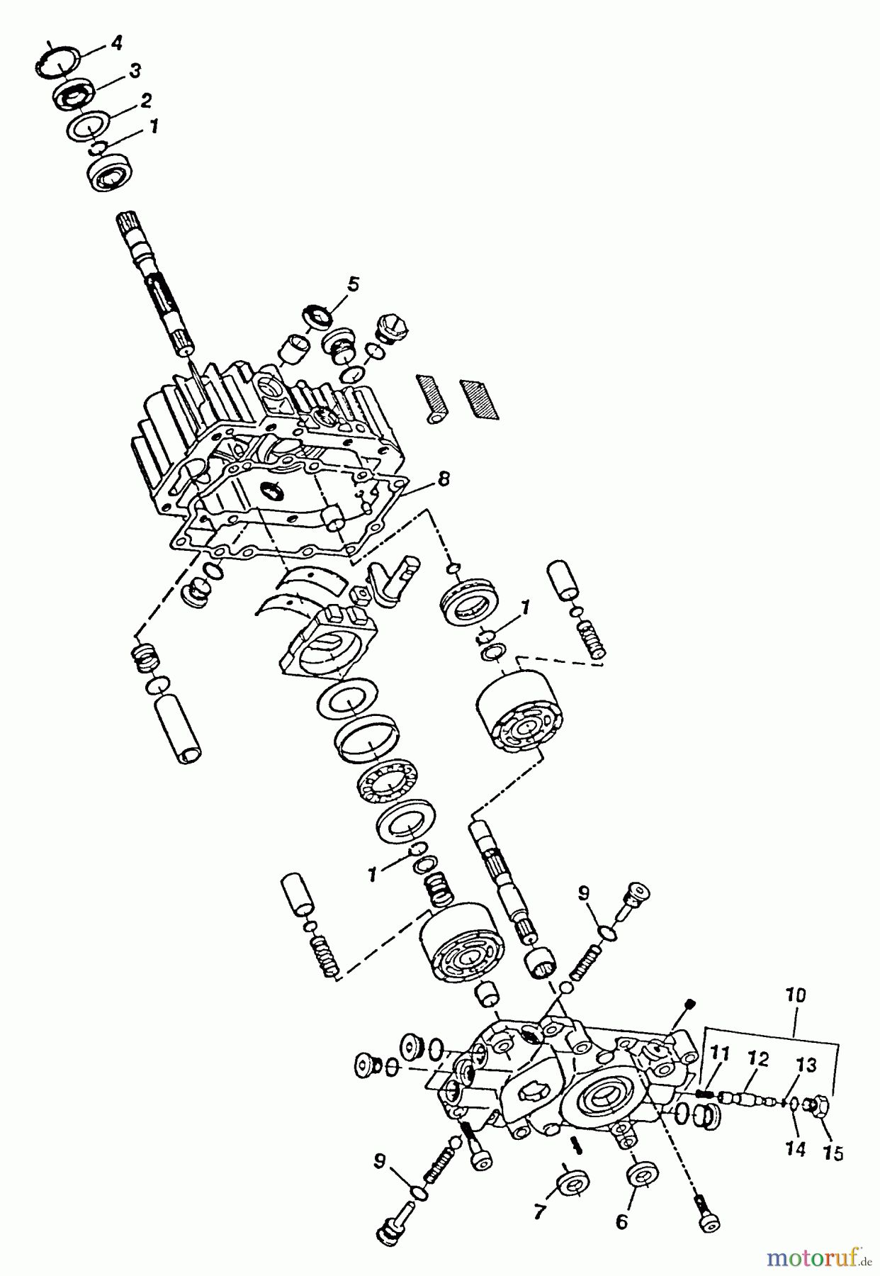  Husqvarna Rasen und Garten Traktoren 4125H - Husqvarna Lawn Tractor (1992-01 & After) Hydrostatic Pump