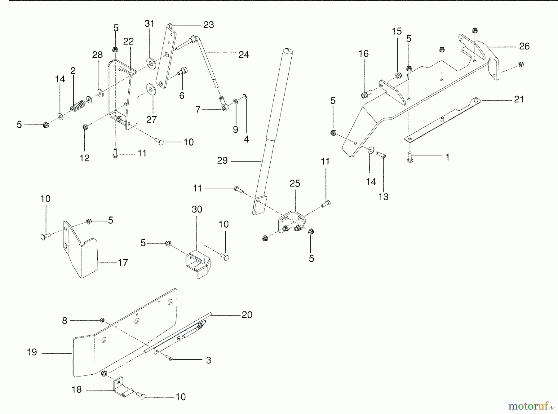  Husqvarna Zubehör, Rasenmäher / Mäher 966488701 - Husqvarna 54