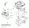 Husqvarna CT 154 (96051002500) - Lawn Tractor (2011-12 & After) Listas de piezas de repuesto y dibujos ENGINE