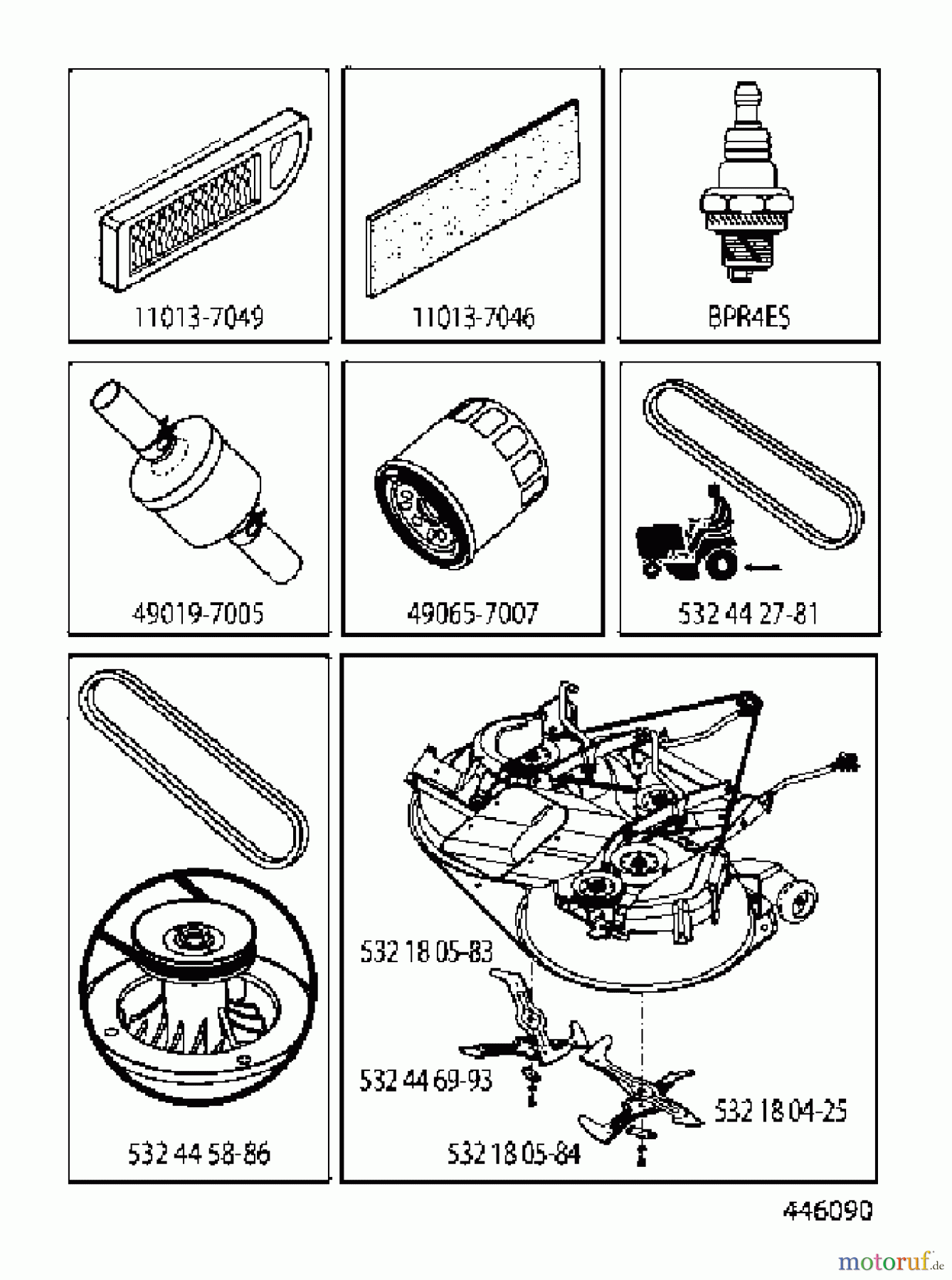  Husqvarna Rasen und Garten Traktoren CTH 224T (96051003501) - Husqvarna Lawn Tractor (2012-03 & After) ACCESSORIES