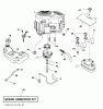 Husqvarna GTH 26V54 (96048003500) - Garden Tractor (2012-02 & After) Listas de piezas de repuesto y dibujos ENGINE