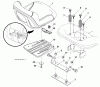 Husqvarna LGT 2554 (96043007400) - Lawn Tractor (2009-09 & After) Listas de piezas de repuesto y dibujos Seat Assembly