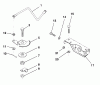 Husqvarna LR 120 (954000602) (HN1236A) - Lawn Tractor (1993-10 & After) Listas de piezas de repuesto y dibujos Sector Gear/Axle Support