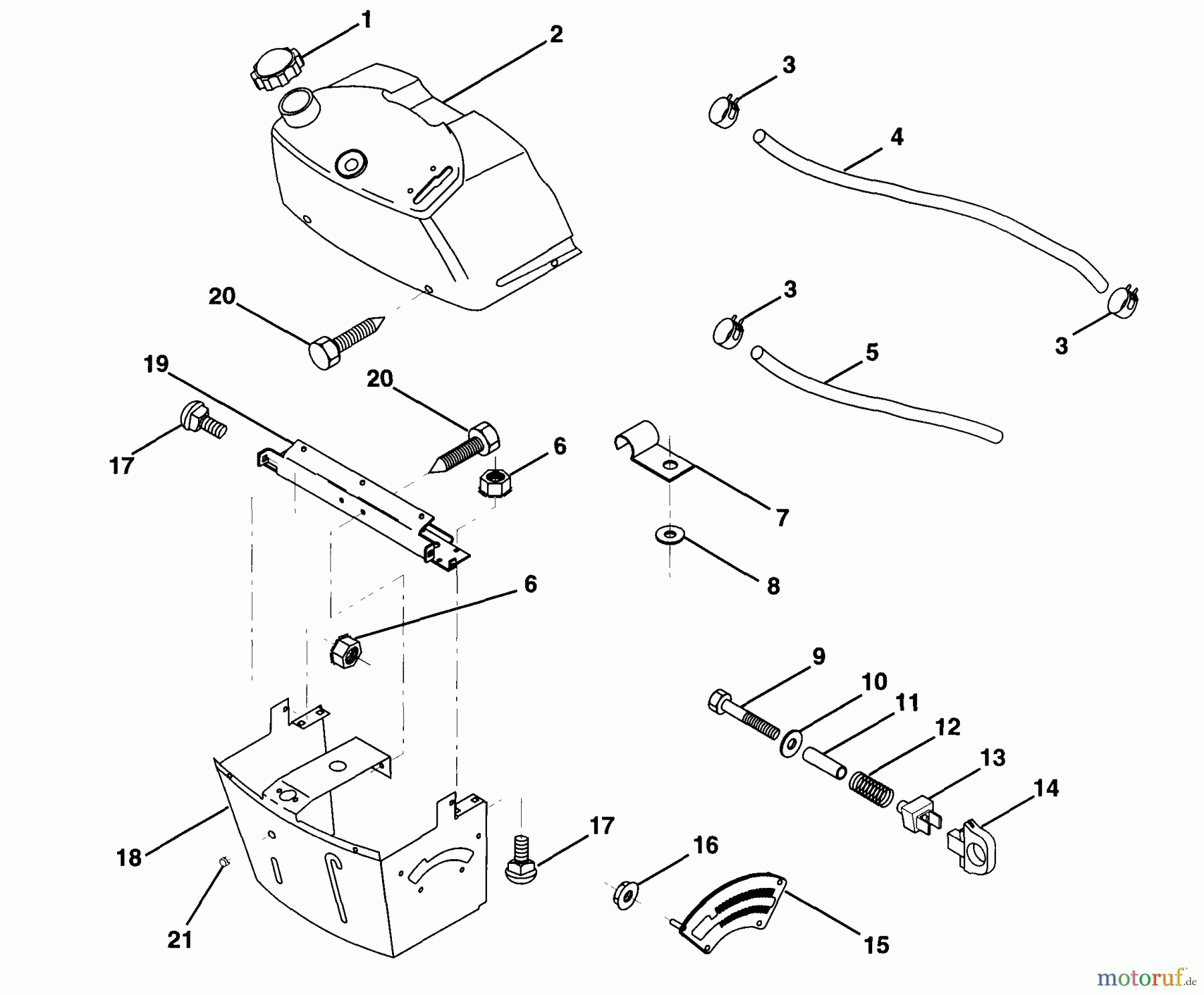  Husqvarna Rasen und Garten Traktoren LR 121 (954140001A) - Husqvarna Lawn Tractor (1997-12 & After) Dash