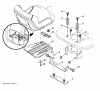 Husqvarna LT 126 (96041019803) - Lawn Tractor (2012-06 & After) Listas de piezas de repuesto y dibujos SEAT