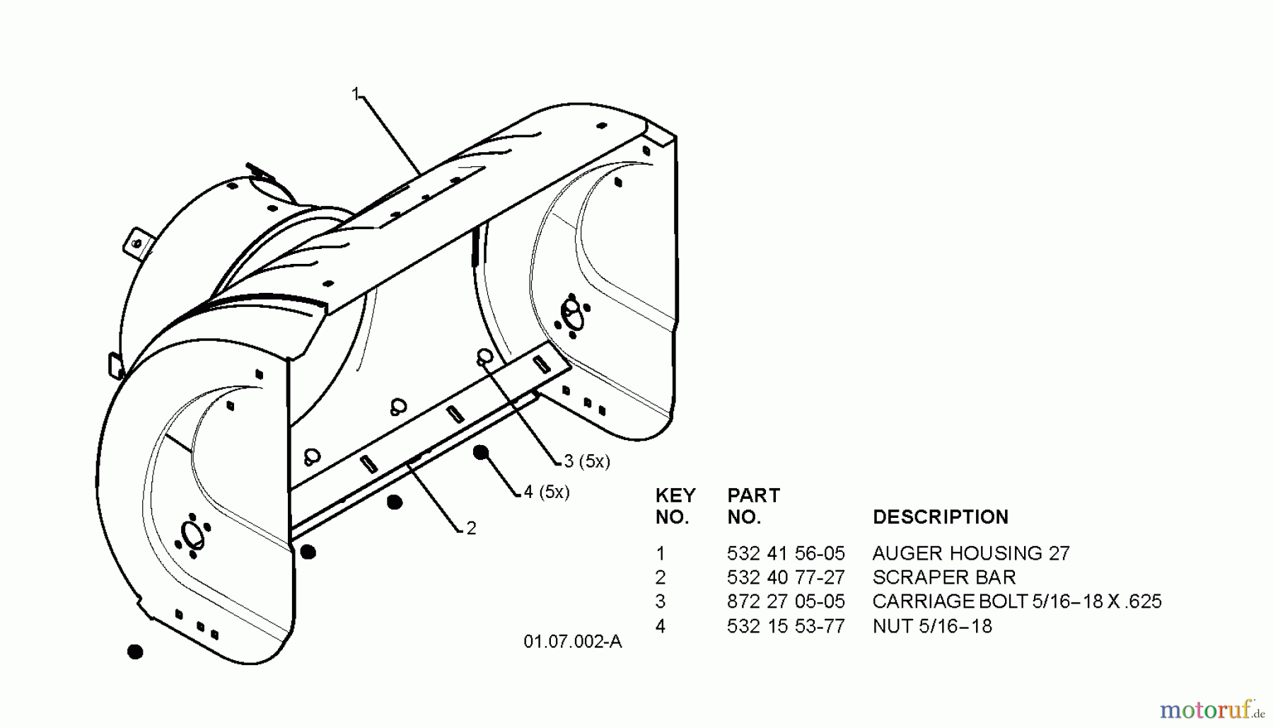  Jonsered Schneefräsen ST 2109 E (96191002107) - Jonsered Snow Thrower (2009-08) AUGER HOUSING IMPELLER #6