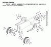 Jonsered FT5 (JFT5M, 954003311) - Front-Tine Tiller (2000-02) Listas de piezas de repuesto y dibujos WHEEL DEPTH STAKE ASSEMBLY