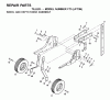 Jonsered FT5 (JFT5N) - Front-Tine Tiller (2001-01) Listas de piezas de repuesto y dibujos WHEEL DEPTH STAKE ASSEMBLY