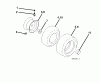 Jonsered LT2317 CMA2 (96051008101) - Lawn & Garden Tractor (2013-01) Listas de piezas de repuesto y dibujos WHEELS TIRES