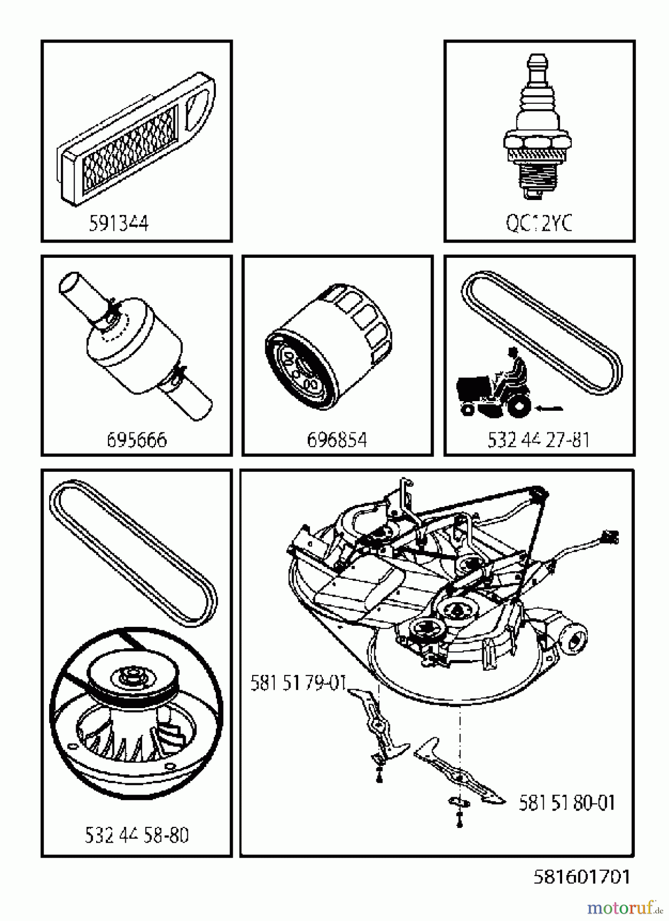  Jonsered Rasen  und Garten Traktoren LT2320 CMA2 (96051011200) - Jonsered Lawn & Garden Tractor (2013-06) FREQUENTLY USED PARTS