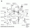 Jonsered FR13 (85CM) - Rear-Engine Riding Mower (1998-06) Listas de piezas de repuesto y dibujos 85CM CUTTING DECK