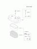 Kawasaki Motoren FA210V - AS02 bis FH641V - DS24 FD501V-BS05 - Kawasaki FD501V 4-Stroke Engine Listas de piezas de repuesto y dibujos AIR-FILTER/MUFFLER