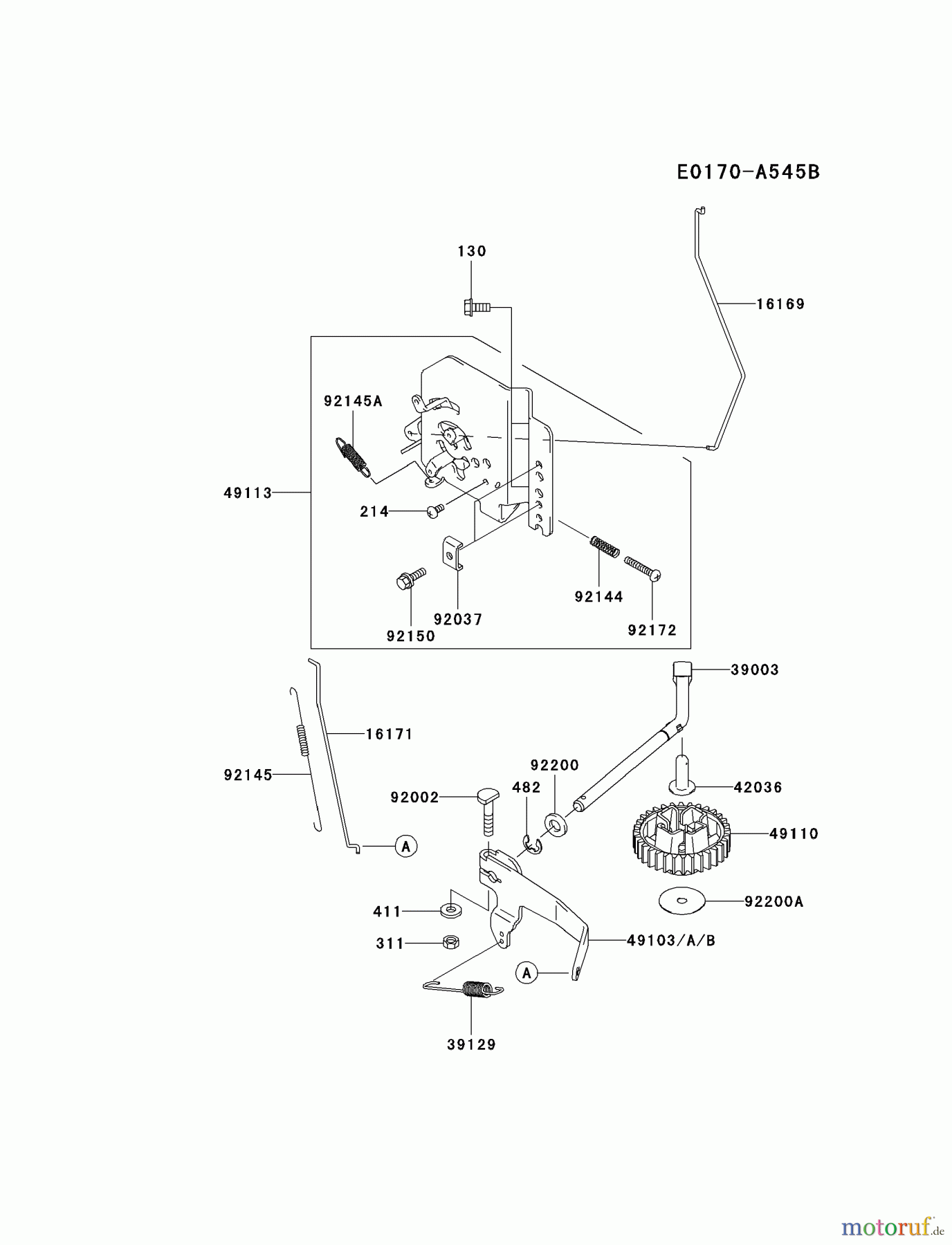  Kawasaki Motoren Motoren Vertikal FA210V - AS02 bis FH641V - DS24 FD731V-BS05 - Kawasaki FD731V 4-Stroke Engine CONTROL-EQUIPMENT